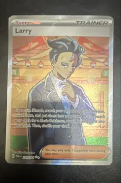 Larry 235/182 Paradox Rift Ultra Rare Holo Full Art Trainer Pokemon TCG Card - Image 1