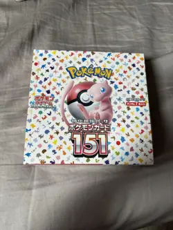 JAPANESE 151 BOOSTER BOX SEALED With Shrink 20 Packs Pokemon CARDS TCG US SELLER - Image 1
