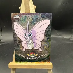 2000 Topps Chrome Pokemon: Venomoth #49 - LP - Image 1