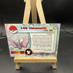 2000 Topps Chrome Pokemon: Venomoth #49 - LP - Image 2