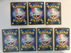 Pokemon Japanese 151 Full Art Lot, 7 Cards (NM/M) - Image 5