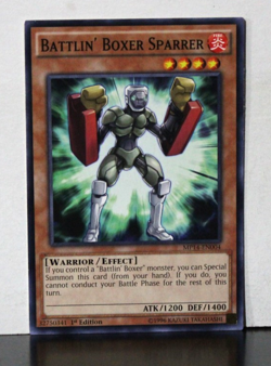 Battlin' Boxer Sparrer 1st Ed. YuGiOh Mega-Tins Mega Pack #MP14-EN004 - Image 1