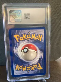 Hitmonlee 1999 Fossil 7/62 Holo Pokemon Card CGC 9 MINT Graded - Image 4