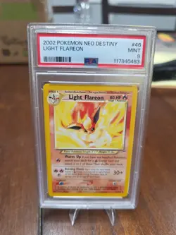 Pokemon Neo Destiny 2002 Light Flareon #46 PSA 9 Graded Pokemon Card - Image 1