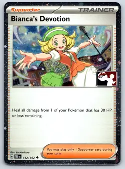 Bianca's Devotion (Cosmos Holo) Prize Pack Series 142/162 Pokemon Card NM - Image 1