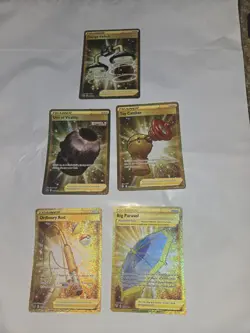 Pokemon Card : Pack Fresh : Lot SECRET GOLD FULL ART TRAINERS #4 - Image 1