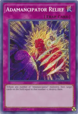 Adamancipator Relief - SESL-EN012 - Secret Rare - 1st Edition NM Yugioh Secret S - Image 1