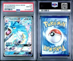 PSA 10 Gem Mint GYARADOS GX 16/68 POKEMON 2019 SUN & MOON HIDDEN FATES - Image 3