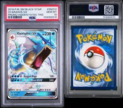 GYARADOS GX #SM212 PSA 10 • 2019 Pokemon Black Star Promo GEM MINT Hidden Fates - Image 1