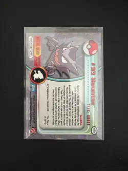 Haunter #93 | Topps TV Animation Series | Non Holo Pokemon Card HP - Image 2