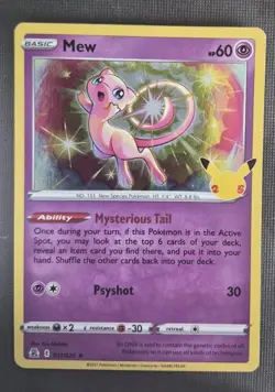 Mew 011/025 Pokemon Celebrations NM - Image 1