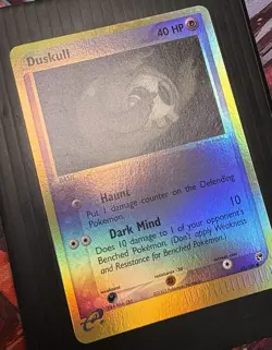 2003 Pokemon Sandstorm Duskull 62/100 Reverse Holo LP/NM - Image 4