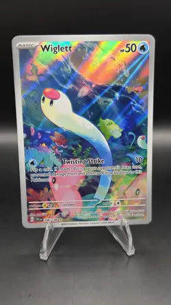 Wiglett 206/198 — Near Mint — Scarlet & Violet — Illustration Rare Pokemon Card - Image 1
