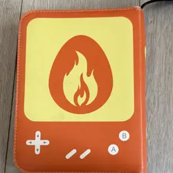 Pokemon Charmander Fire Orange Binder for Pokemon TCG Cards - Image 2