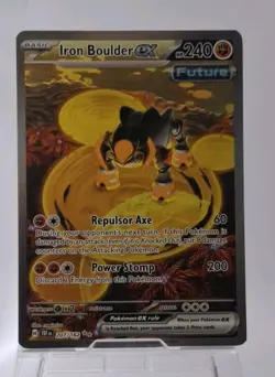 Iron Boulder ex 207/162 SV05: Temporal Forces - Pokemon Card TCG - Image 1