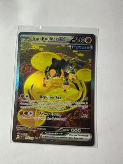Iron Boulder EX 207/162 SV05 Temporal Forces Very Clean Condition Pokemon TCG - Image 1