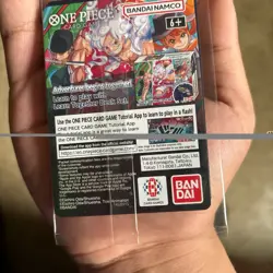 Bandai One Piece CCG Monkey D. Luffy US Voyage Promo Full Art Holo P-055 2026 - Image 2