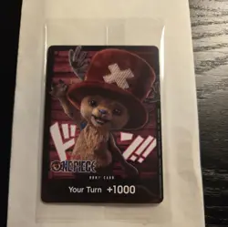 Bandai One Piece Netflix Don!! Promo Card Tony Tony Chopper SEALED - Image 1