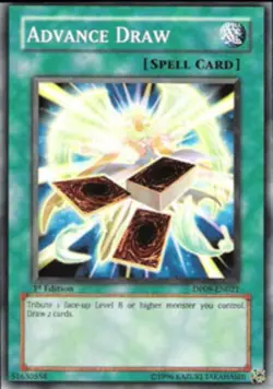 Advance Draw - DP09-EN021 - Common - 1st Edition LP Yugioh Duelist Pack 9 Yusei - Image 1