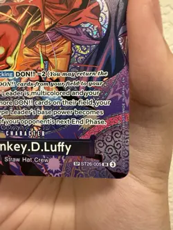 Monkey.D.Luffy (SP) ST26-005 Adventure on Kami's Island Foil - Image 4