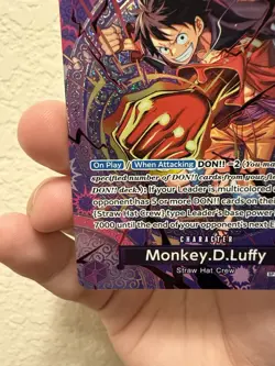 Monkey.D.Luffy (SP) ST26-005 Adventure on Kami's Island Foil - Image 5
