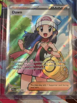 Pokemon Dawn Phantasmal Flames Trainer Full Art Holo 118/094 Ultra Rare - Image 1