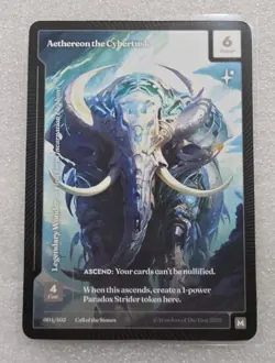 Wonders Of The First Call Of The Stones Aethereon the Cybertusk Mythic Paper #4 - Image 1