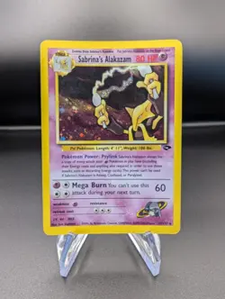 Sabrina's Alakazam 16/132 - Gym Challenge Holo - Pokemon TCG WOTC - HP - Image 1