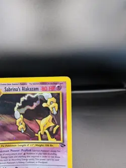 Sabrina's Alakazam 16/132 - Gym Challenge Holo - Pokemon TCG WOTC - HP - Image 3