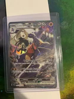 Pokemon TCG Cynthia's Garchomp EX Card Destined Rivals - Image 1