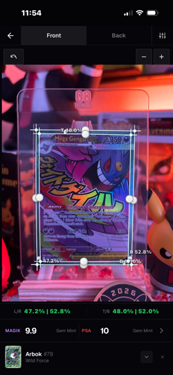 Mega Gengar ex 269/217 Pokemon TCG Ascended Heroes Mega Attack Rare - Image 3