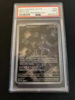 Pokemon Mewtwo Promo Holo Scarlet & Violet 052 Basic 130HP 2023 PSA 9 English - Image 1