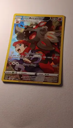 Pokemon TCG Hisuian Arcanine TG08/TG30 Ultra Rare Full Art Holo 130 HP - Image 1