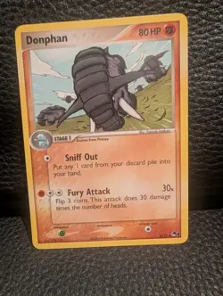 Very Rare Donphan 8/17 Pop Series 3 2006 Pokemon English Mint - Image 1