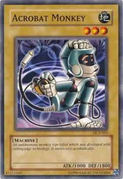 Acrobat Monkey - DCR-003 - Common - Unlimited Edition NM Yugioh Dark Crisis - DC - Image 1