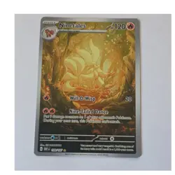 Pokemon Ninetales 199/197 SV03 Obsidian Flames Holo Illustration Rare Card 2023 - Image 1