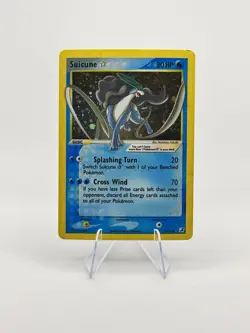 Custom made Suicune Gold Star 115/115 Unseen Forces Holo Fan Art Card Non TCG - Image 1