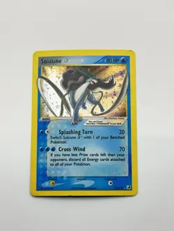 Custom made Suicune Gold Star 115/115 Unseen Forces Holo Fan Art Card Non TCG - Image 4