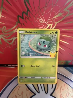 Bulbasaur 1/25 - McDonald's Collection 2021 - Promo Unlimited Pokemon Card - NM - Image 1