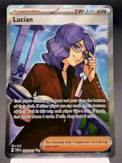 Lucian ex 208/167 - Full Art Ultra Rare - Twilight Masquerade Pokemon Card NM - Image 1