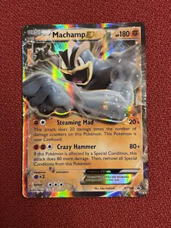 Pokemon Machamp Ex #XY108 Black Star Promo Card 2016 - Image 2
