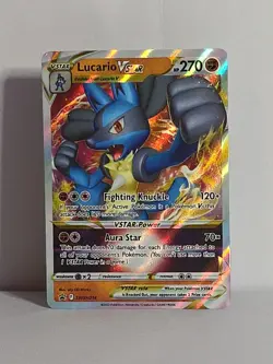 Lucario VSTAR & V Black Star Promo Set SWSH214 SWSH213 Full Art Pokemon TCG Card - Image 2