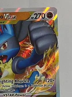 Lucario VSTAR & V Black Star Promo Set SWSH214 SWSH213 Full Art Pokemon TCG Card - Image 4