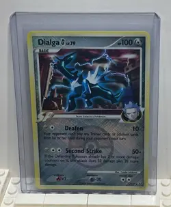 Dialga G 7/127 Platinum Crosshatch Pokemon League Promo Card - Image 1