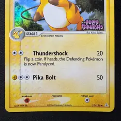 Raichu 51/110 Reverse Holo Stamped EX Holon Phantoms Pokemon Card 051 - Image 4