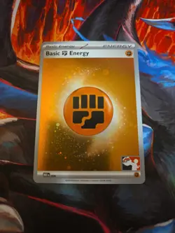 Fighting Energy Holo Prize Pack Series Promo Series 8 Pokemon Card NM/LP - Image 1