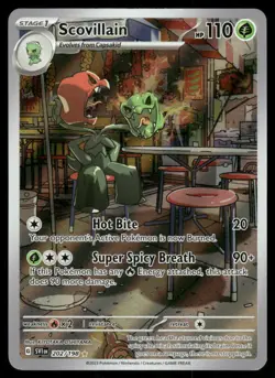Pokemon Cards Scovillain 202/198 Scarlet & Violet Illustration Rare NM - Image 1