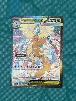 Mega Dragonite EX Pokemon TCG Card Stage 2 Mega Evolution 290/217 HP 370 ATK 330 - Image 1