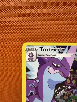 Toxtricity - GG09/GG70 - Pokemon Crown Zenith Galarian Gallery Holo Card NM - Image 2