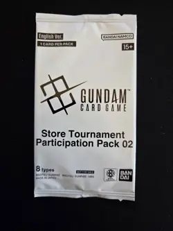 Store Tournament Participation Pack 02 - Sealed - Gundam Card Game TCG - Image 1